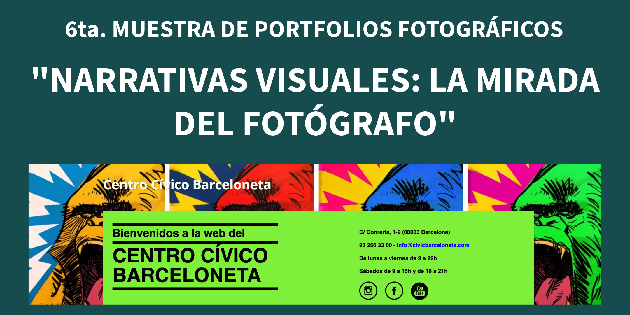 6ta Muestra Portfolios Fotográficos en BArcelona