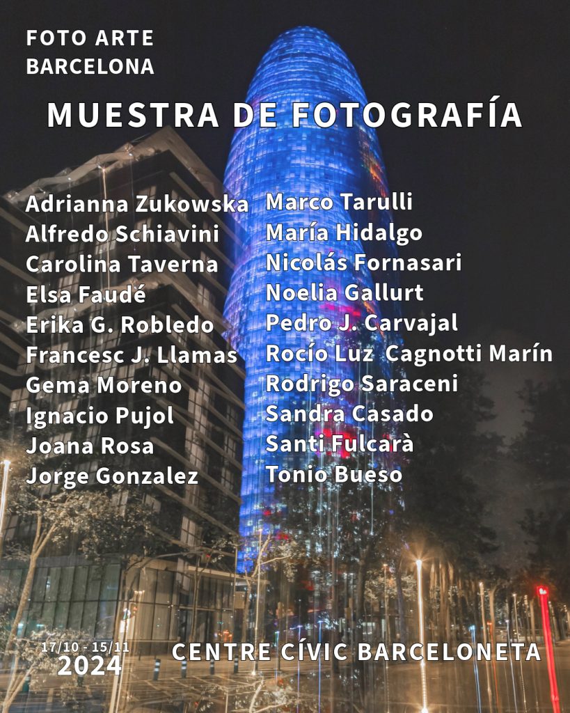 Fotógrafos en Muestra Fotográfica en BArcelona