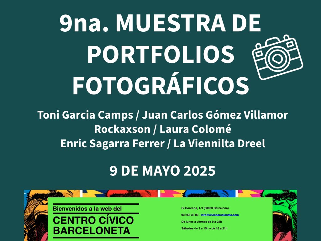 9 Muestra de Portfolios fotográficos en Barcelona