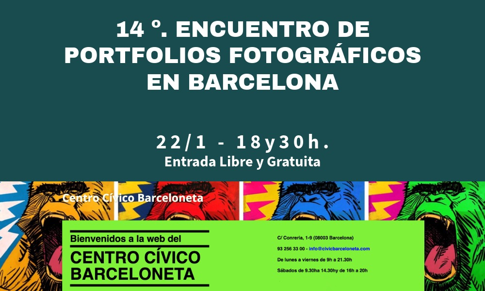 14 encuentro de portfolios fotográficos en Barcelona