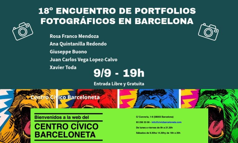 18 ENCUENTRO DE PORTFOLIOS FOTOGRÁFICOS EN BARCELONA