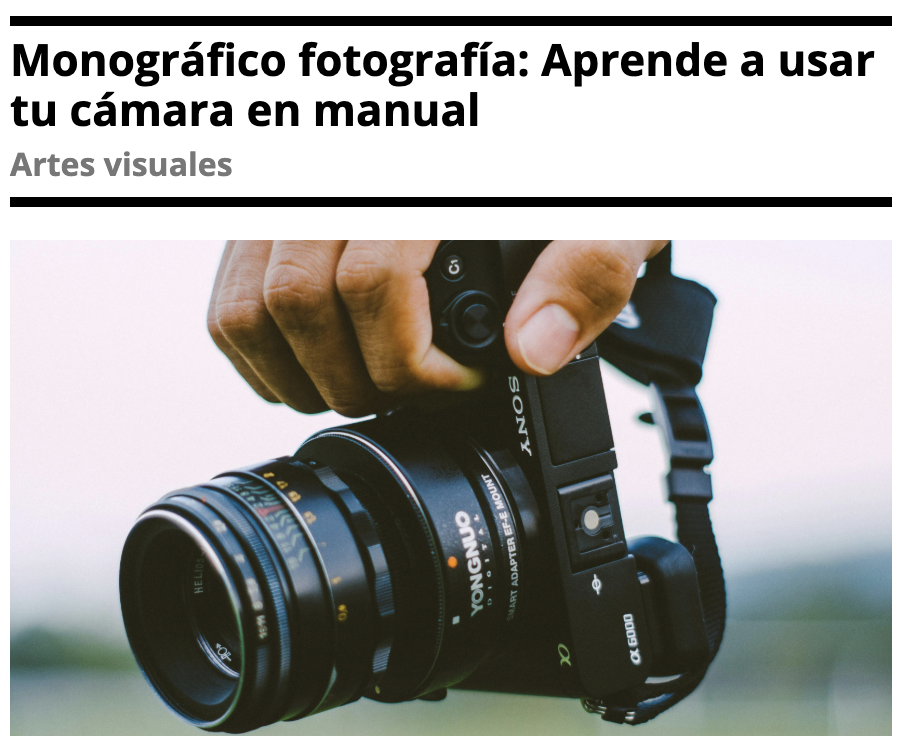 Taller inicial de fotografía centro cívico Barceloneta